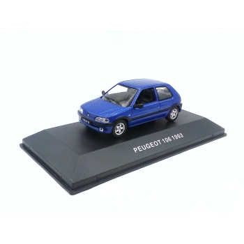 Peugeot 106 1993 blue - skala 1:43 - Altaya